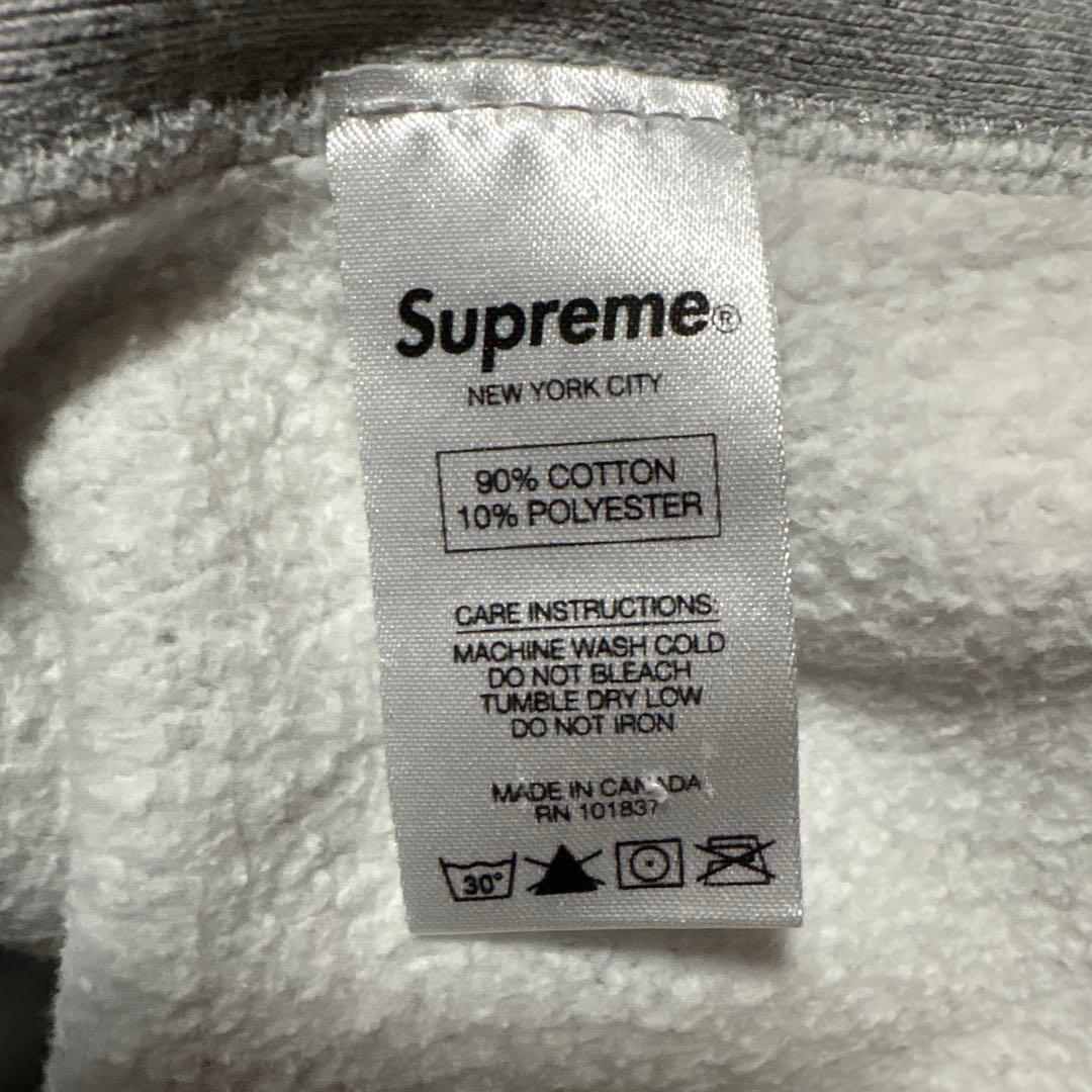 ああああ 様 Supreme ① 3M グレー スウェットパーカー S