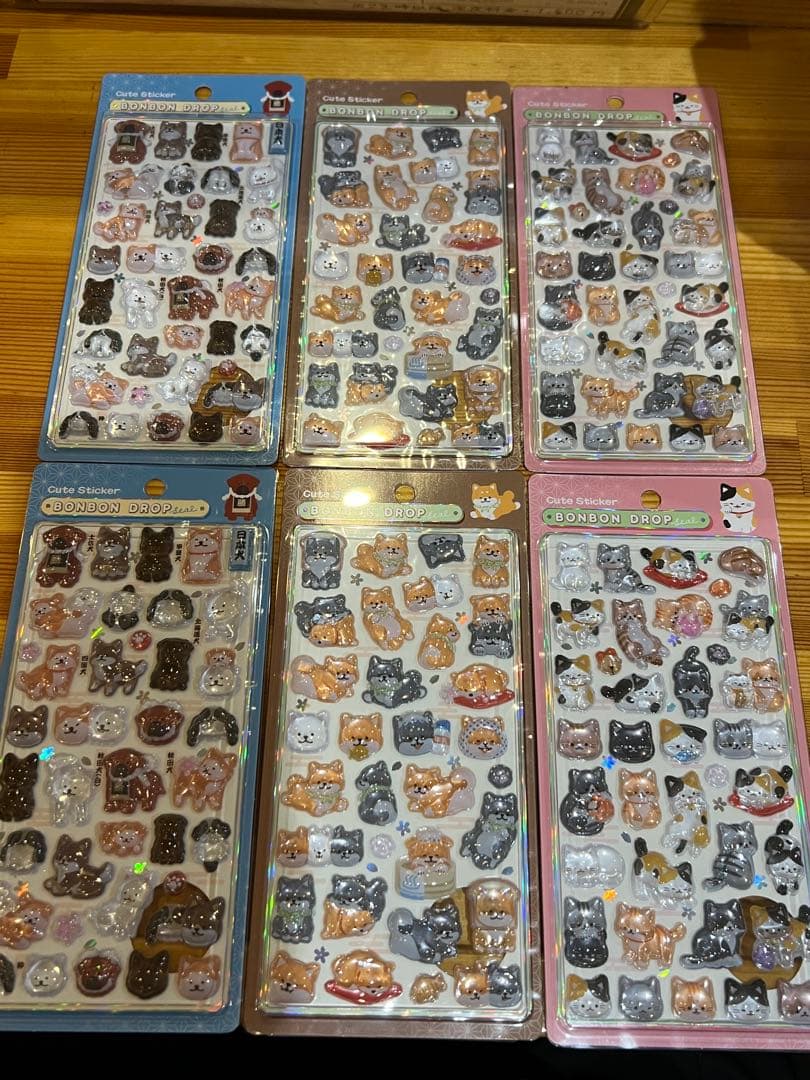 新作　ボンボンドロップシール　正規品　和柄　3種類×2セット