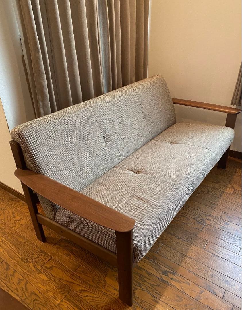 【スージー】カリモクソファー3P