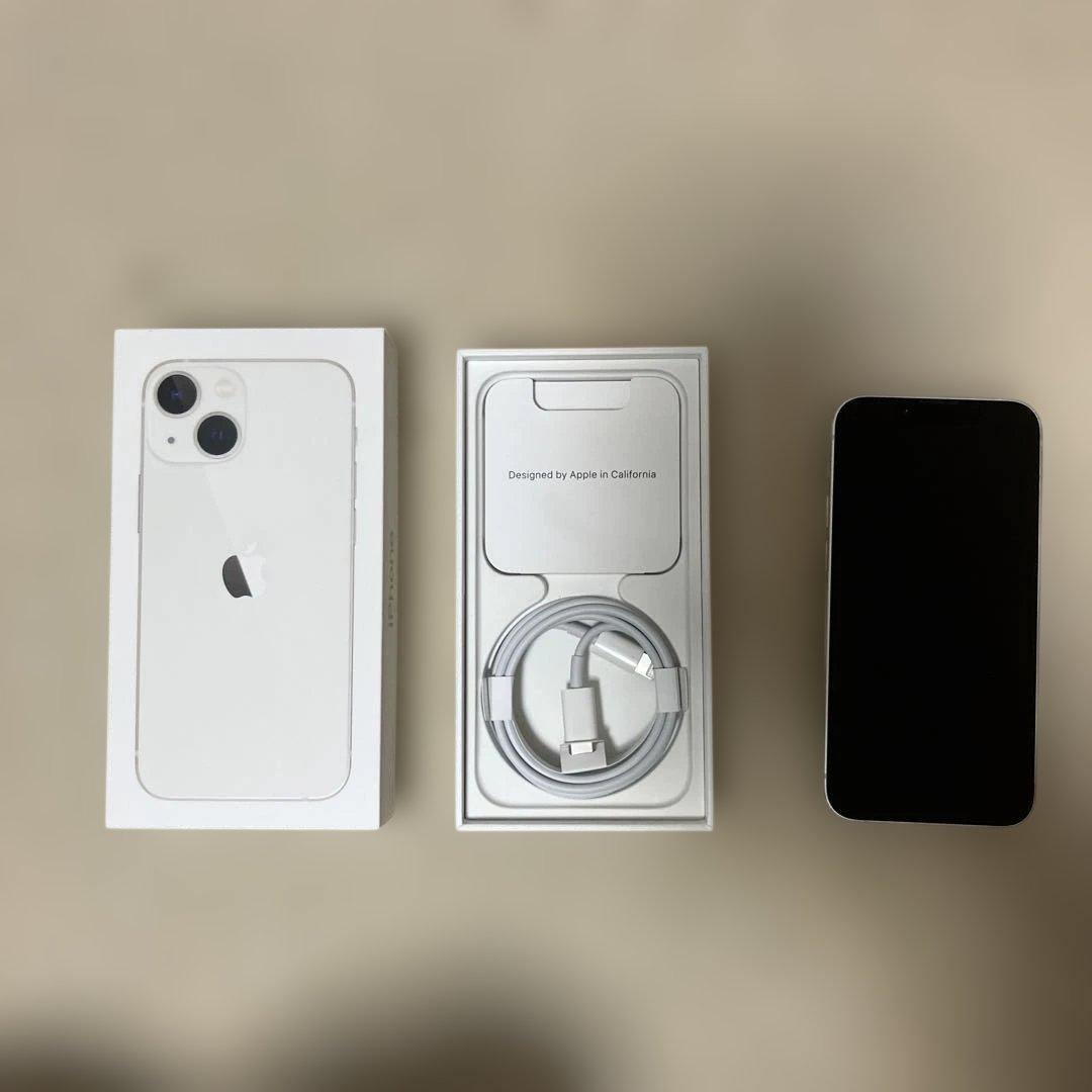 iPhone 13 mini ホワイト 128GB MLJE3JA 初期化済