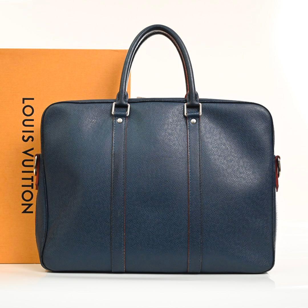 【美品】ルイヴィトン　タイガ　ビジネスバッグ　トートバッグ　レザー　通勤　鞄