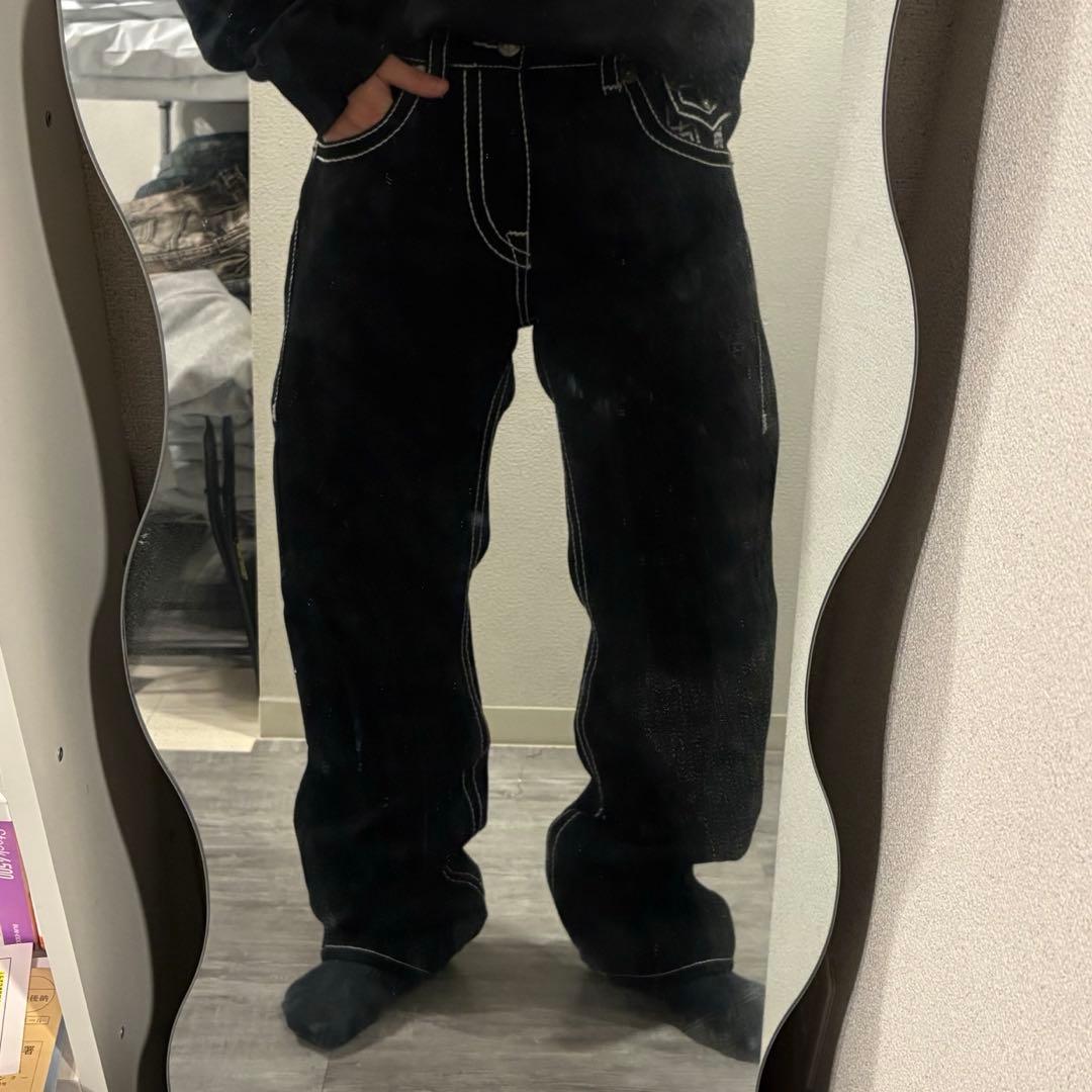 TRUE RELIGION Joey super 34白ステッチ