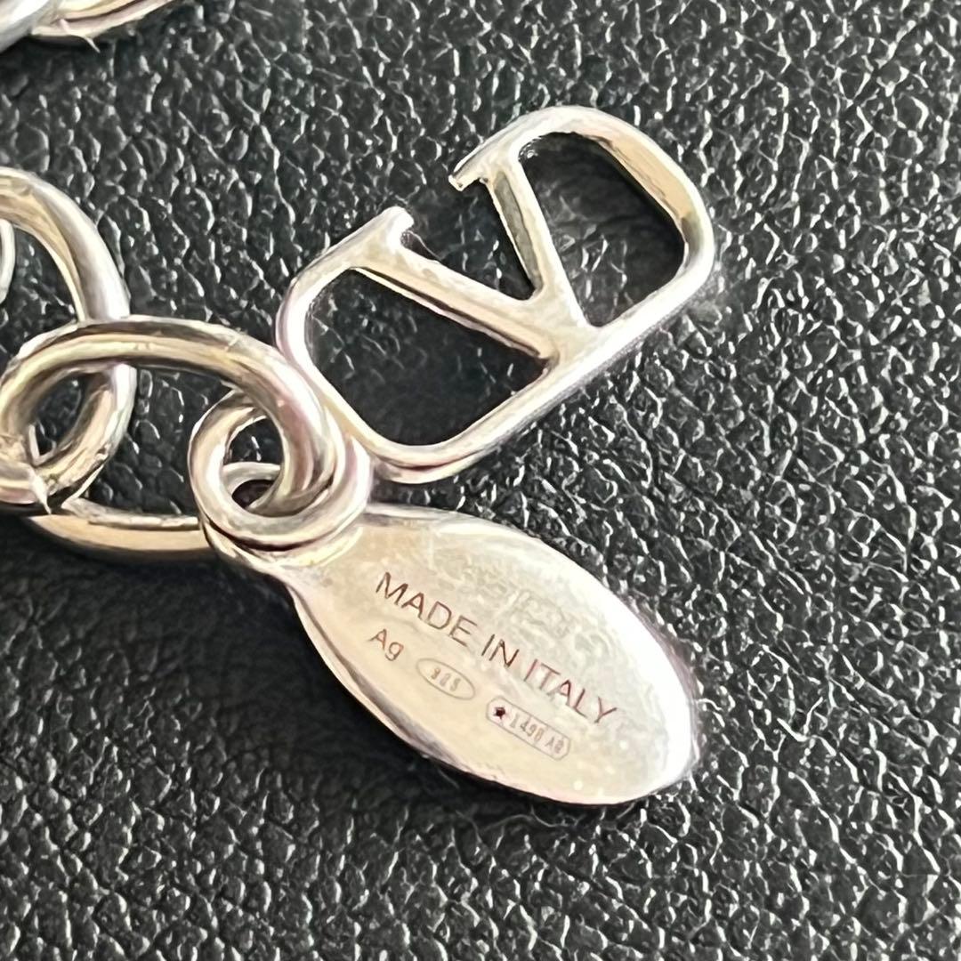 VALENTINO GARAVANI ブレスレット SV925 シルバーVロゴ