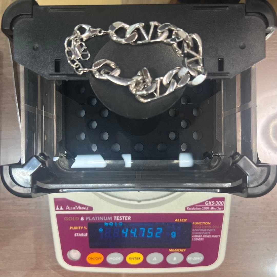 VALENTINO GARAVANI ブレスレット SV925 シルバーVロゴ