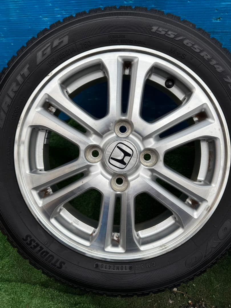 ホンダ純正ホイール　14インチ スタッドレス　155/65R14 19年製