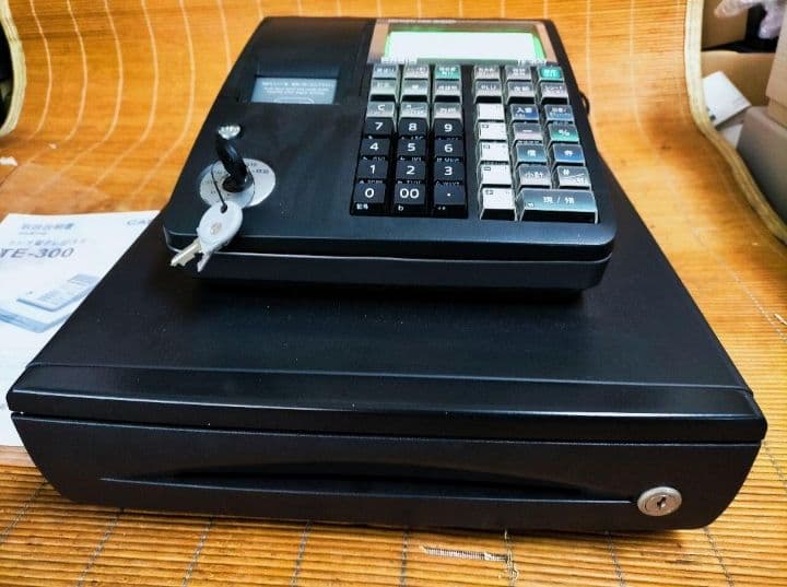 カシオレジスター　TE-300　フル設定無料　 送料無料人気機種　110033