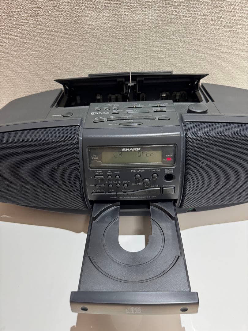 SHARP シャープ QT-C700 CDラジカセ 個人メンテナンス品