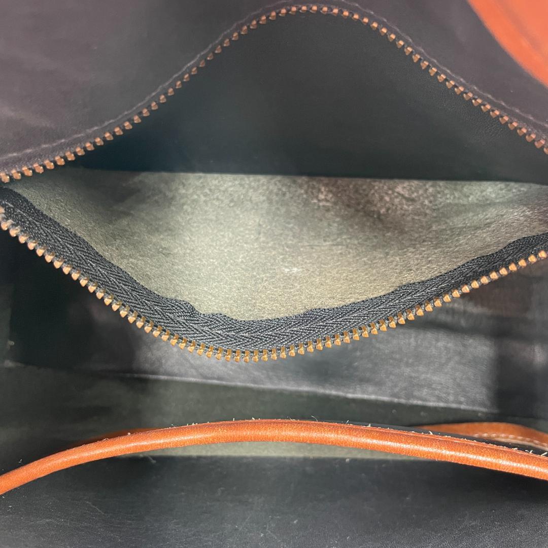 良品 COACH ミニボストンバッグ レザー ブラック 2way オールドコーチ