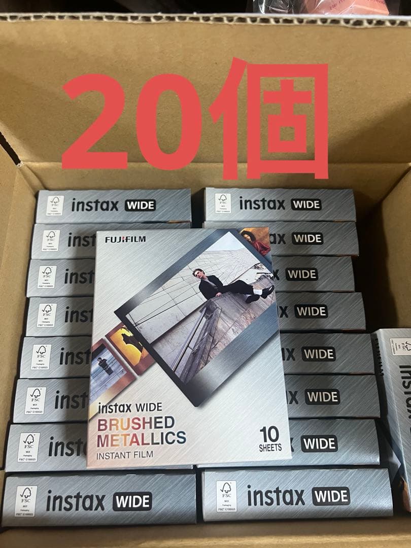 チェキ WIDE　BRUSHED LLICS 20個