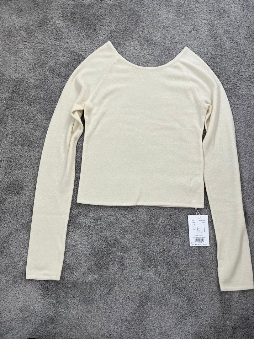 CLANE BUSTIER SET KNIT TOPS アイボリー