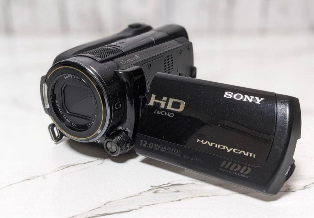 SONY　HDR-XR520V　ビデオカメラ　HDD内蔵　長時間録画可能