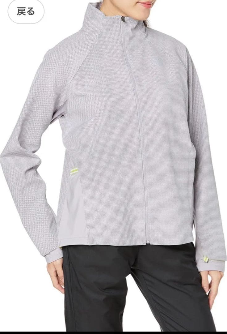 ニューバランス　裏起毛ランニングジャケット　Lレディース　トレーニング　アウター