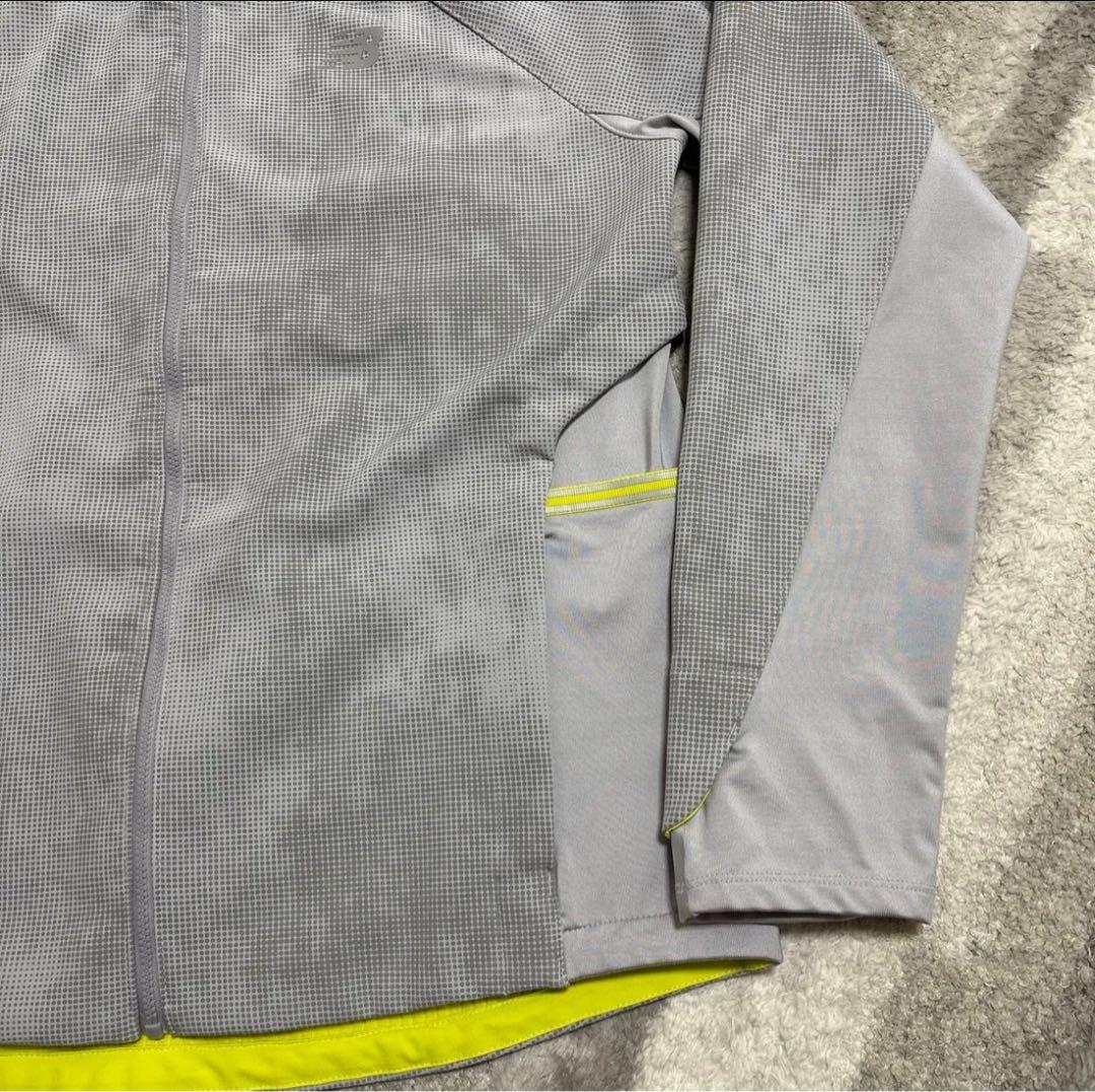 ニューバランス　裏起毛ランニングジャケット　Lレディース　トレーニング　アウター