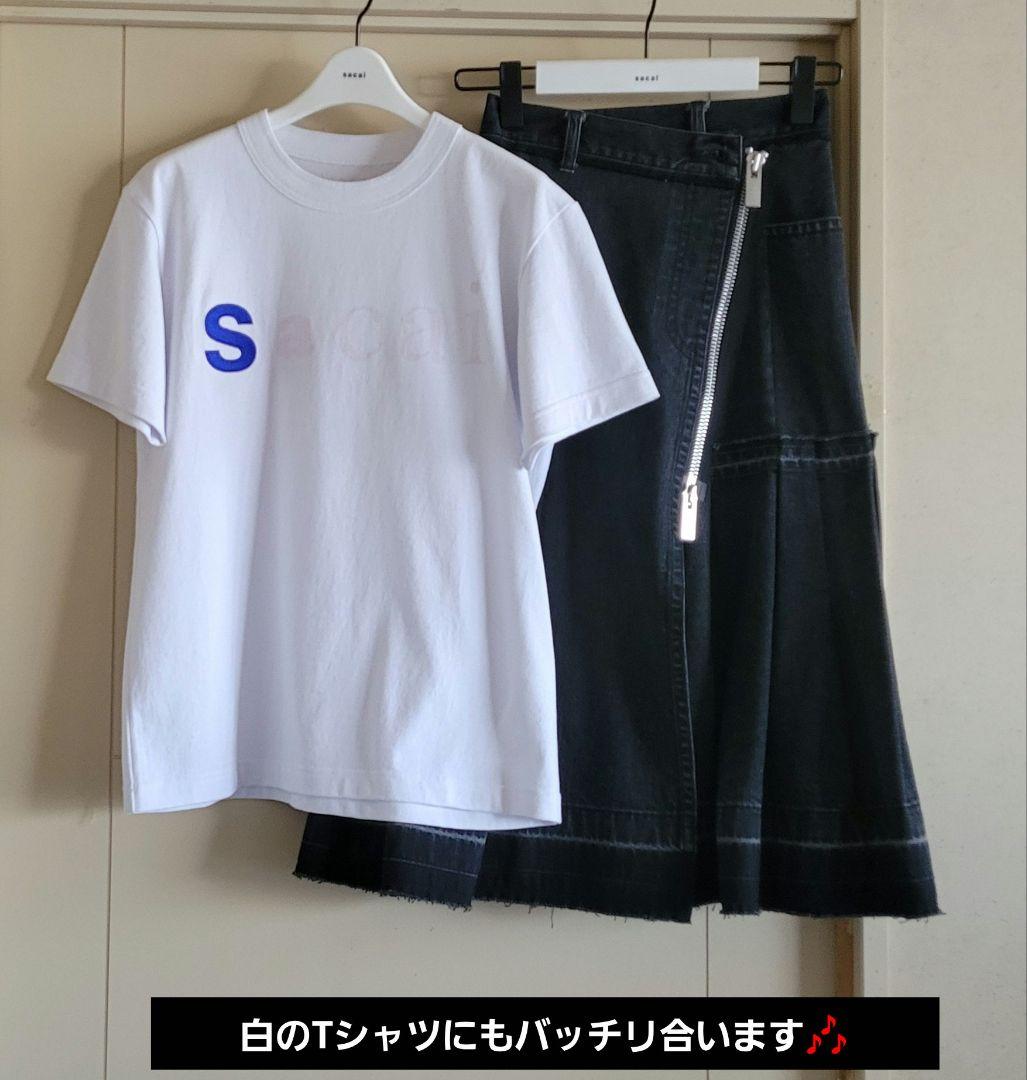 《専用》sacai マーメイド デニム ジップスカート ブラック サイズ1