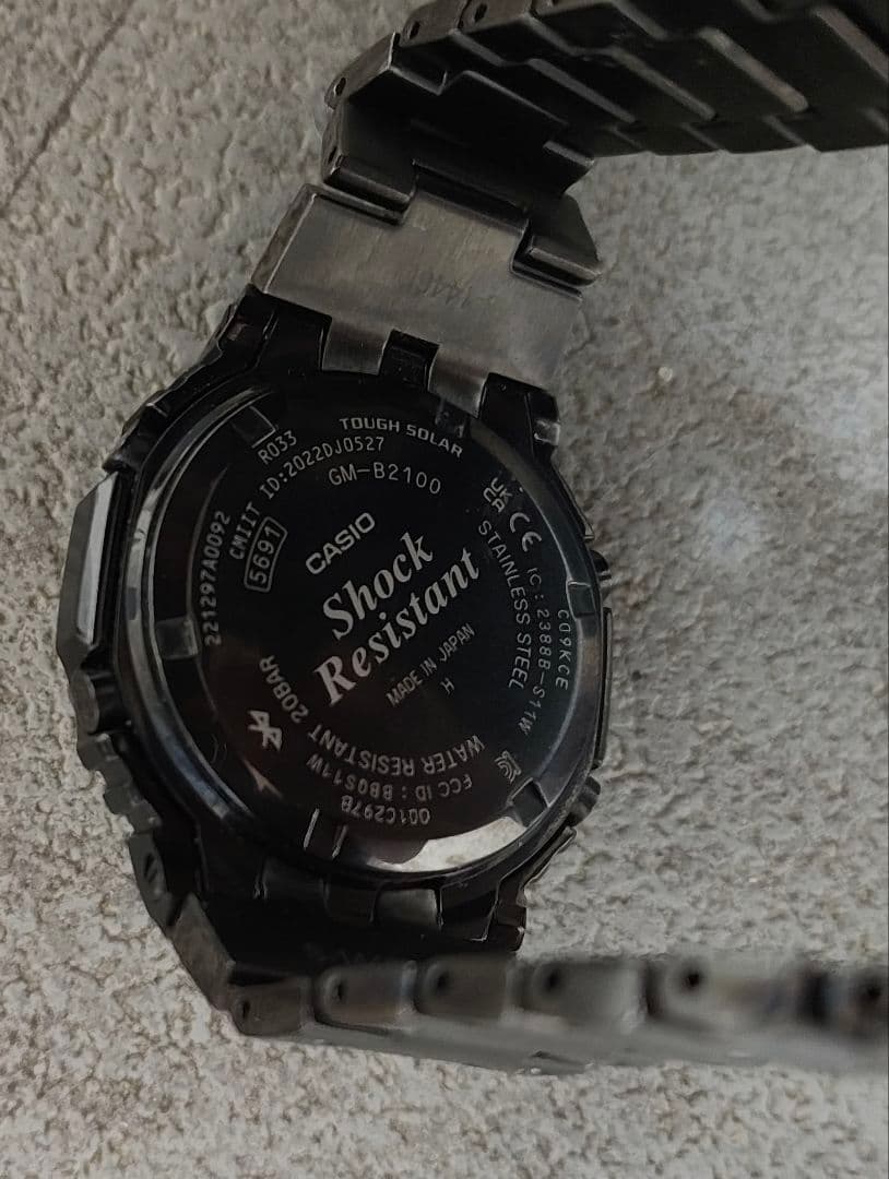 【CASIO】G-SHOCK GM-B2100BD-1AJF ソーラー腕時計