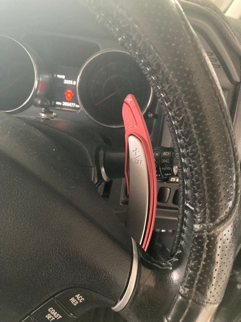 筋肉魔人 デリカD5 TGSリング/パドルシフトカバー ビッグアームレスト