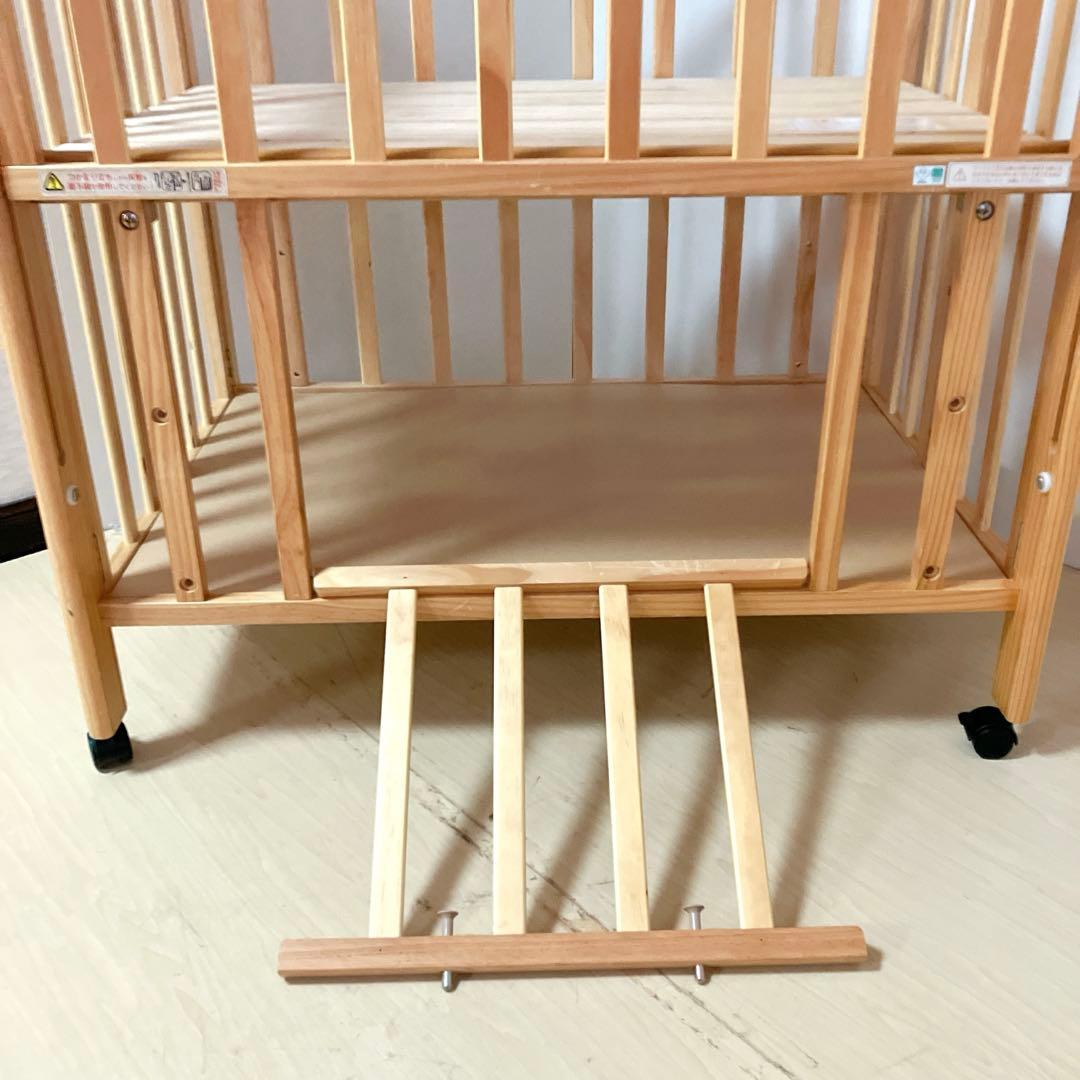 大和屋　yamtoya パタン　ミニベビーベッド キャスター付　※ 直接取引のみ