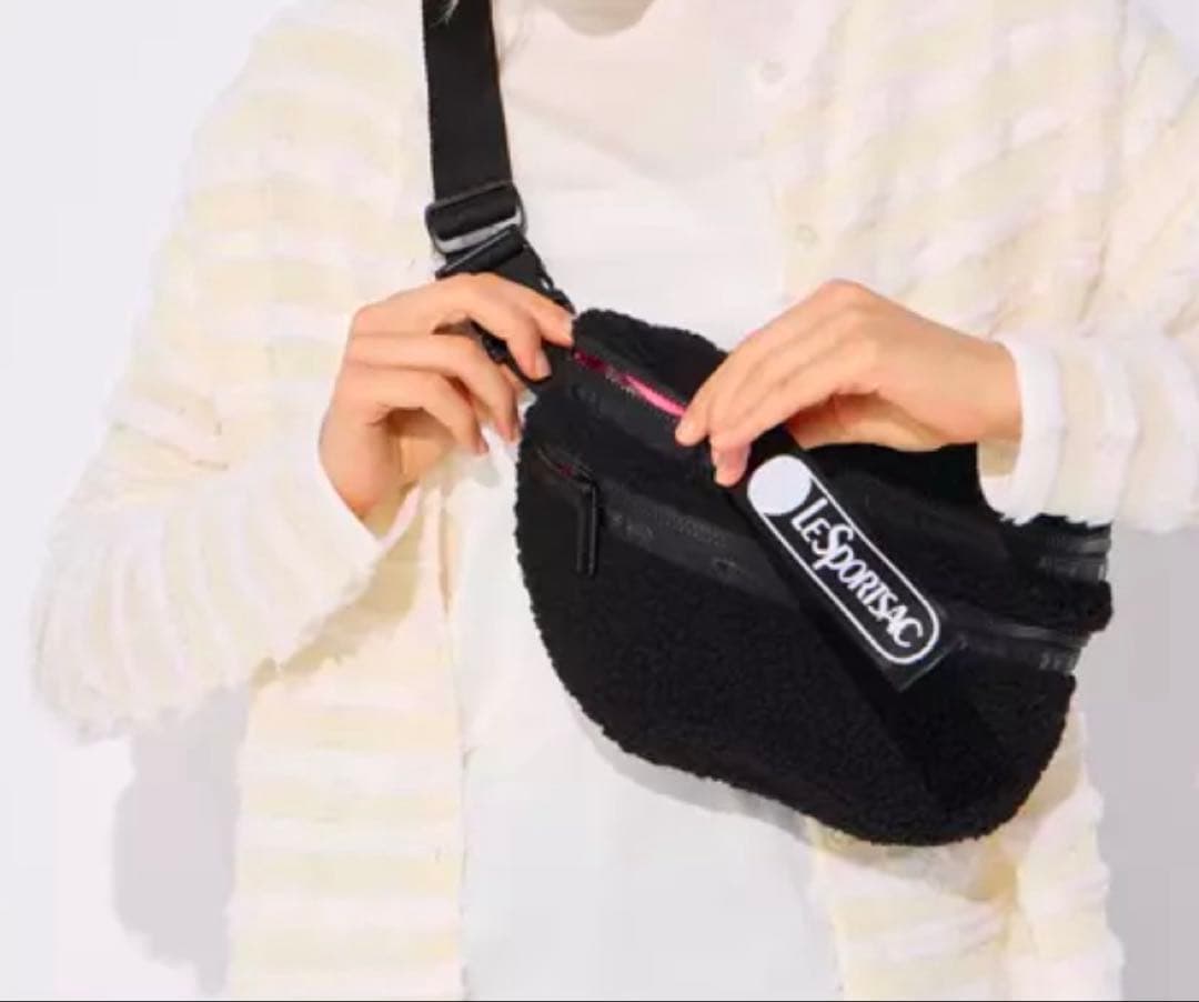 【レスポートサック 】【SPUR別注】ボディーバッグ ブラック