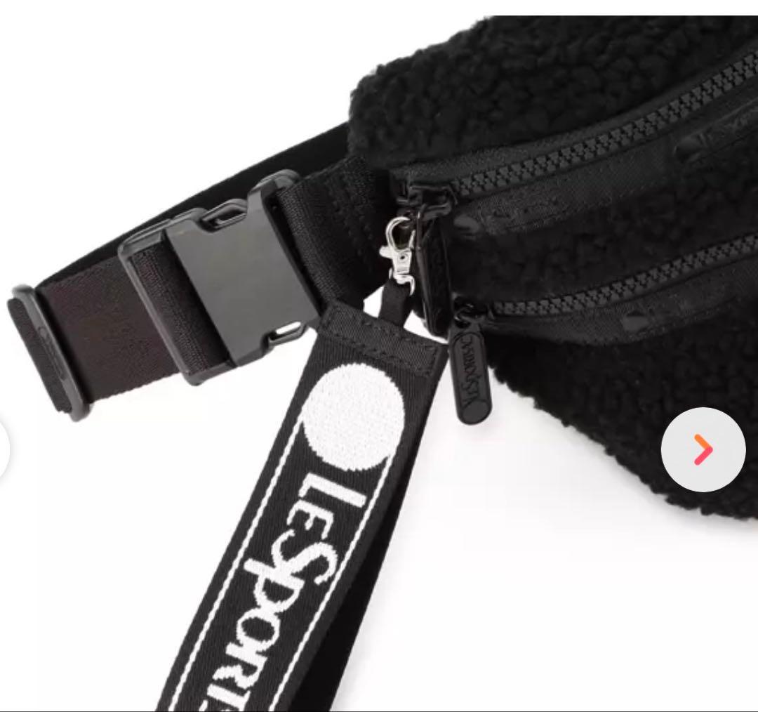 【レスポートサック 】【SPUR別注】ボディーバッグ ブラック