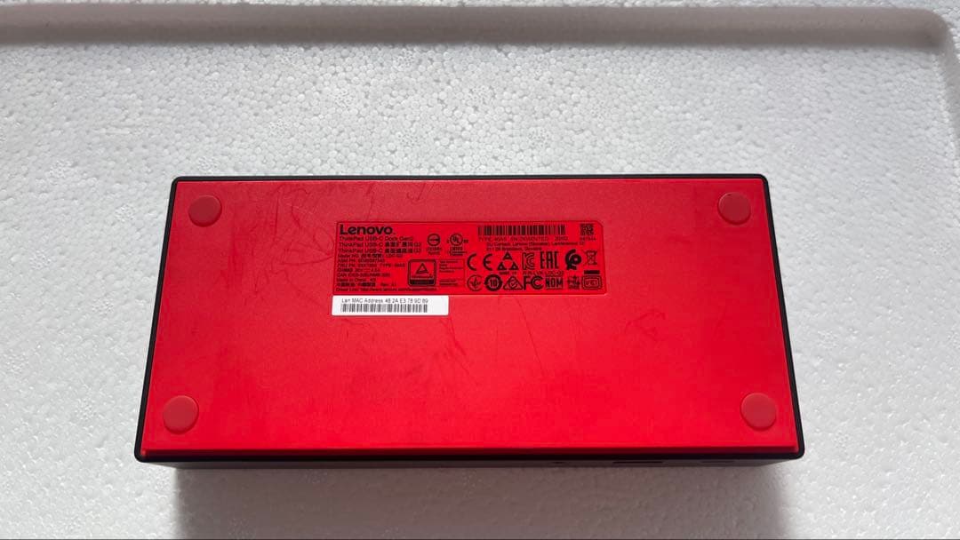 ThinkPad USB-C ドック Gen2 付属品完備　　動作確認済み