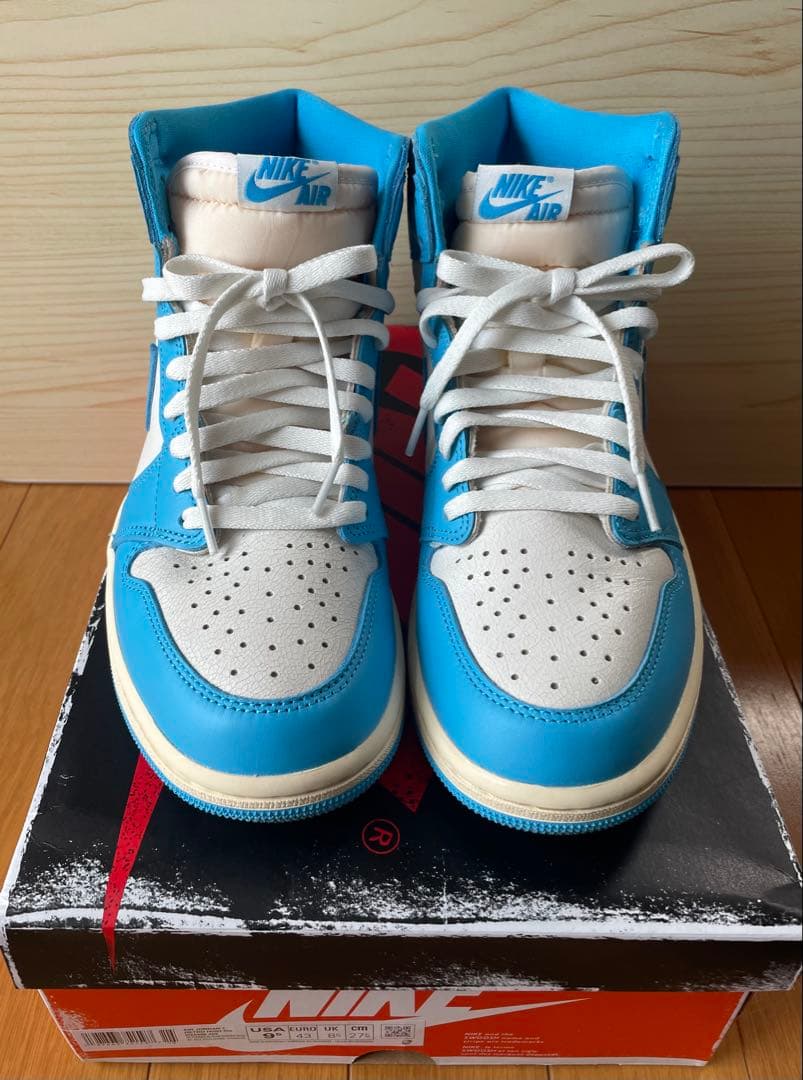 美品Nike Air Jordan 1 \"UNC Reimagined\"27.5
