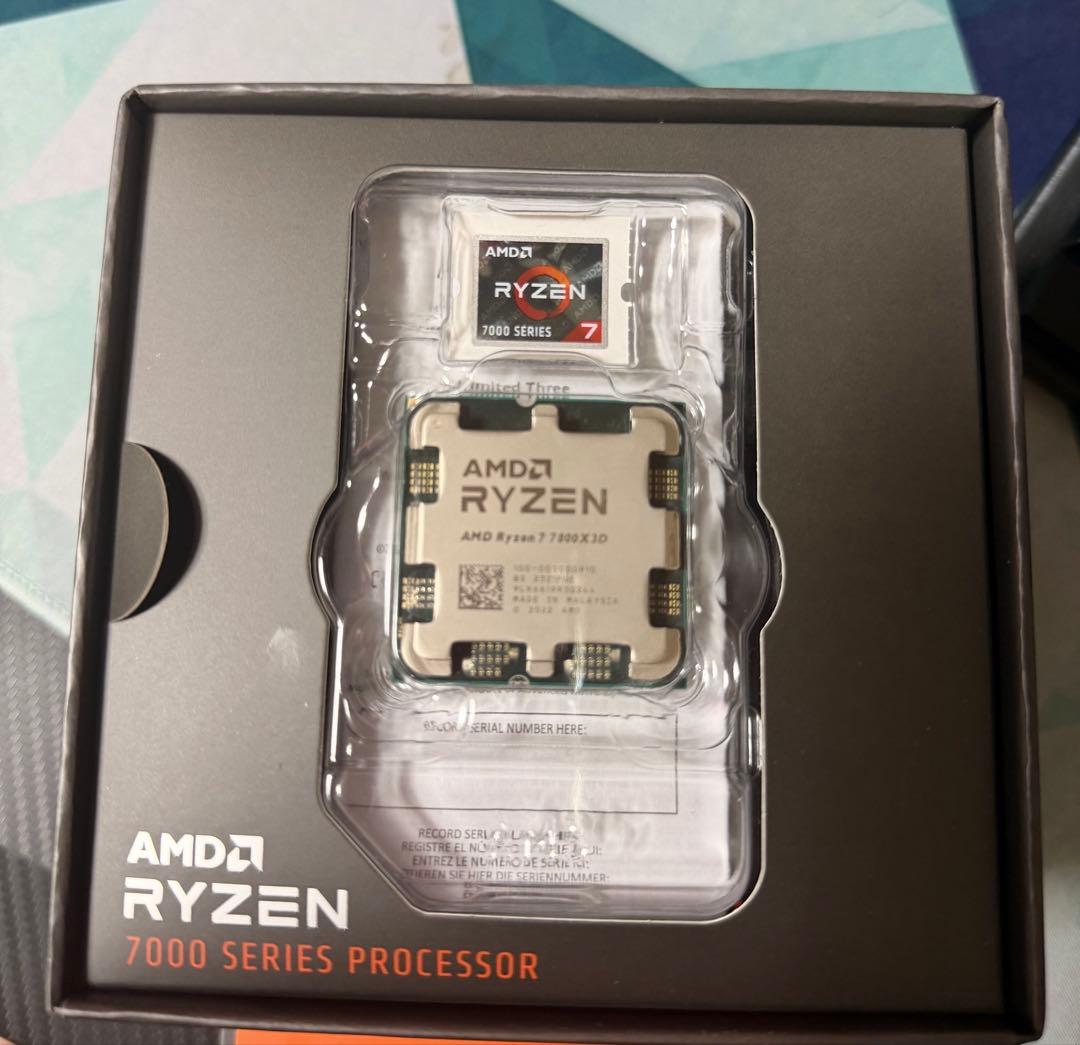 AMD Ryzen 7 7800X3D 7000シリーズ CPU
