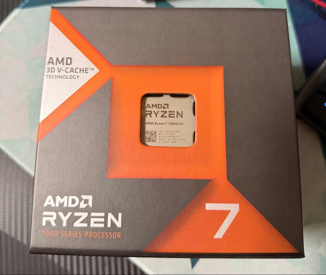 AMD Ryzen 7 7800X3D 7000シリーズ CPU