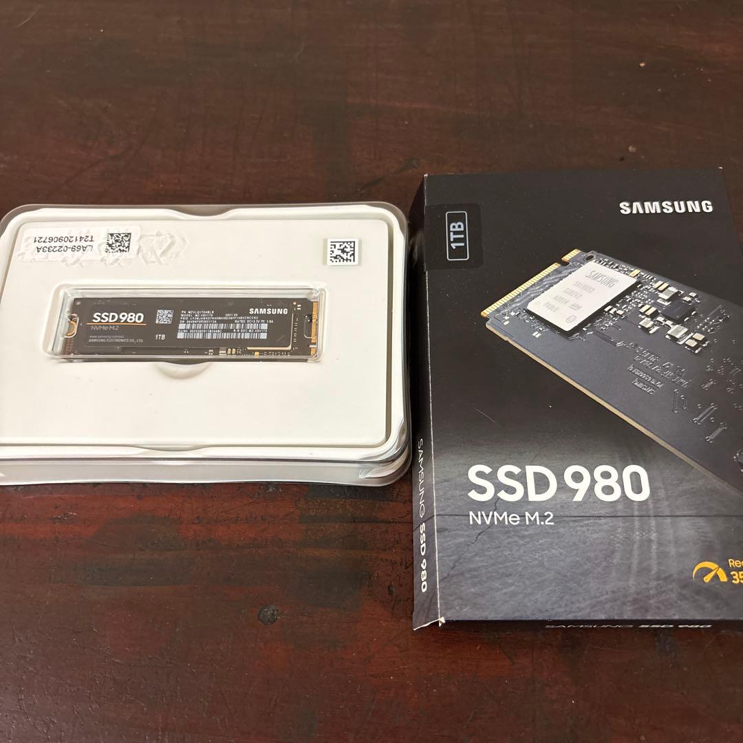 内蔵型SSD Samsung SSD980 1TB NVMe M.2