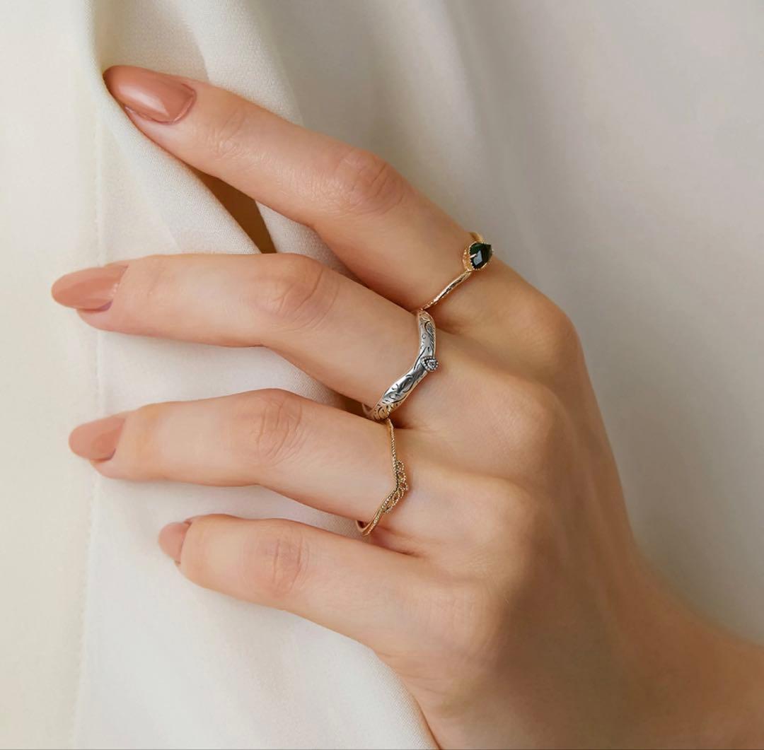 agete2022wintercollectionゴールド10Kリング 13号