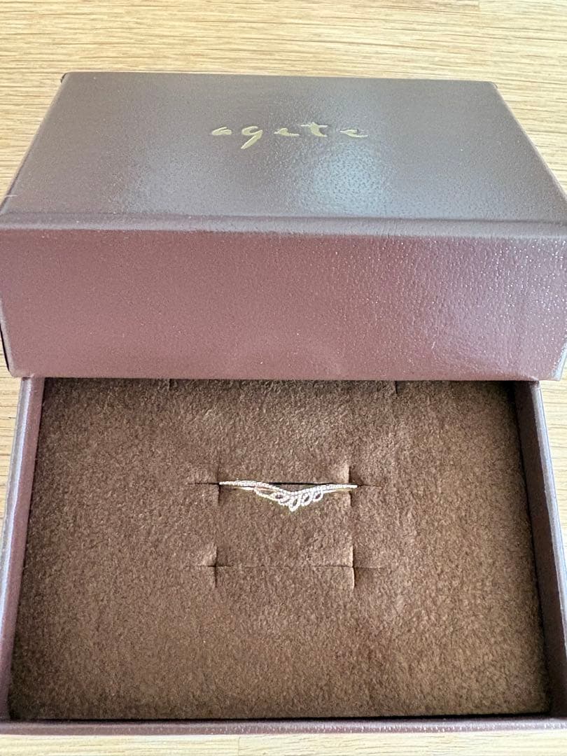agete2022wintercollectionゴールド10Kリング 13号