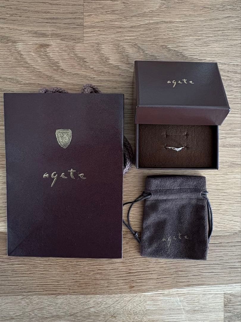 agete2022wintercollectionゴールド10Kリング 13号