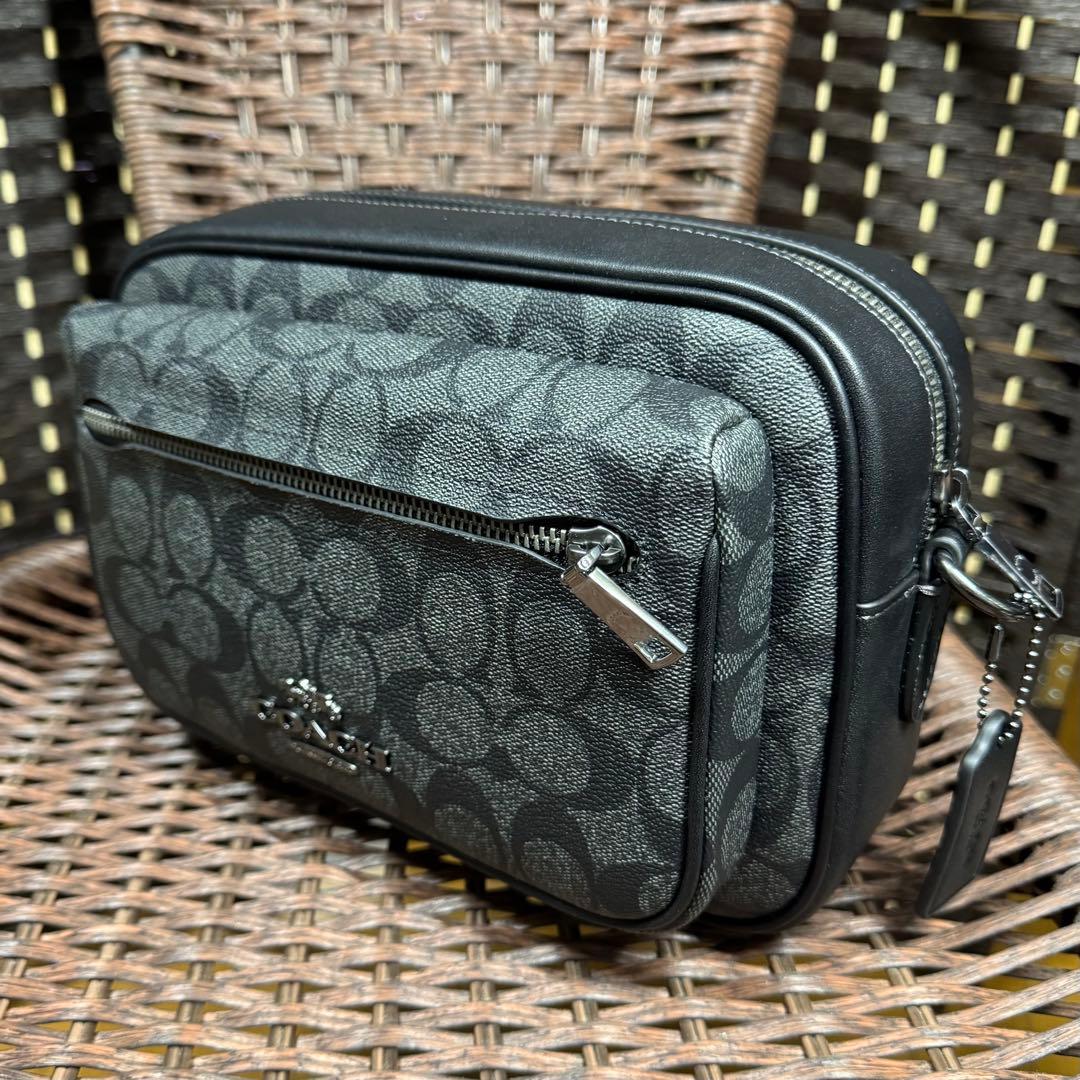 COACH コーチ　メンズバック　シグネチャー　エリアス　クロスボディ　超美品