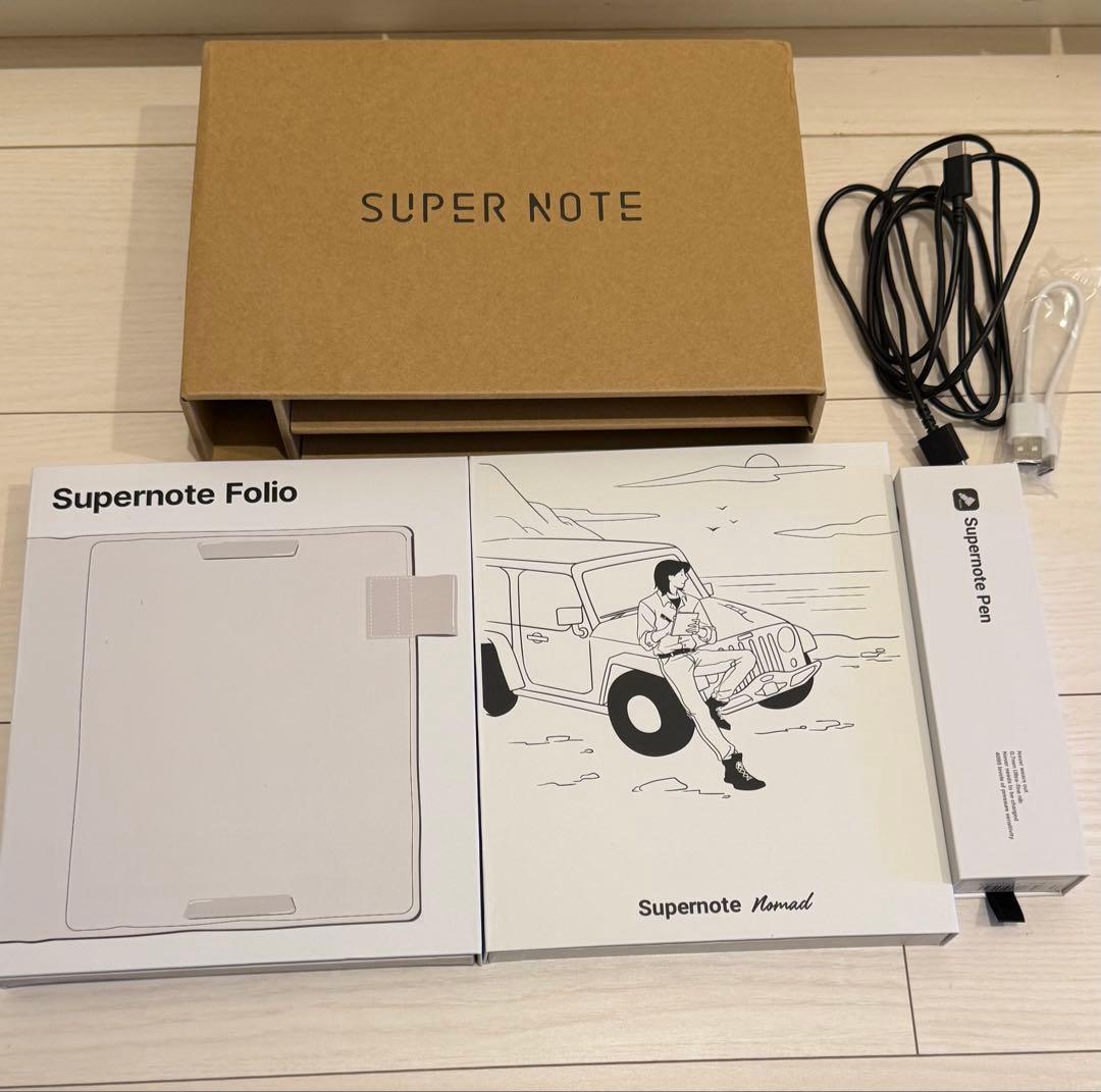 【美品】Supernote Nomad & 純正レザーケース / 純正ペン付属