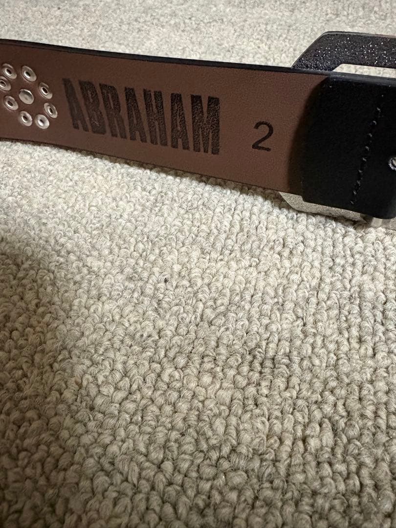 こ*う様 ABRAHAM レザーベルト 破格‼️