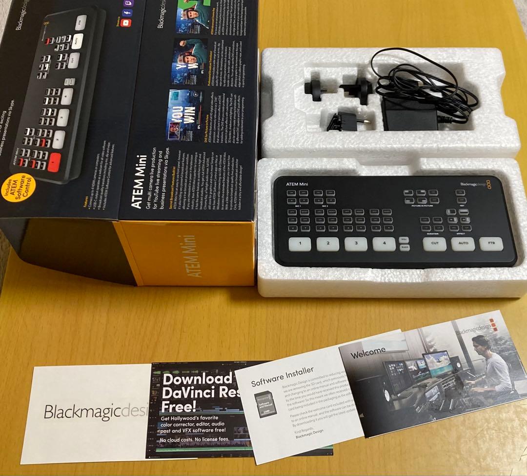 (箱付き)ATEM Mini マルチカメラスイッチャー