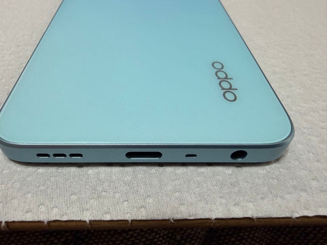 OPPO A77 ライトブルー 本体