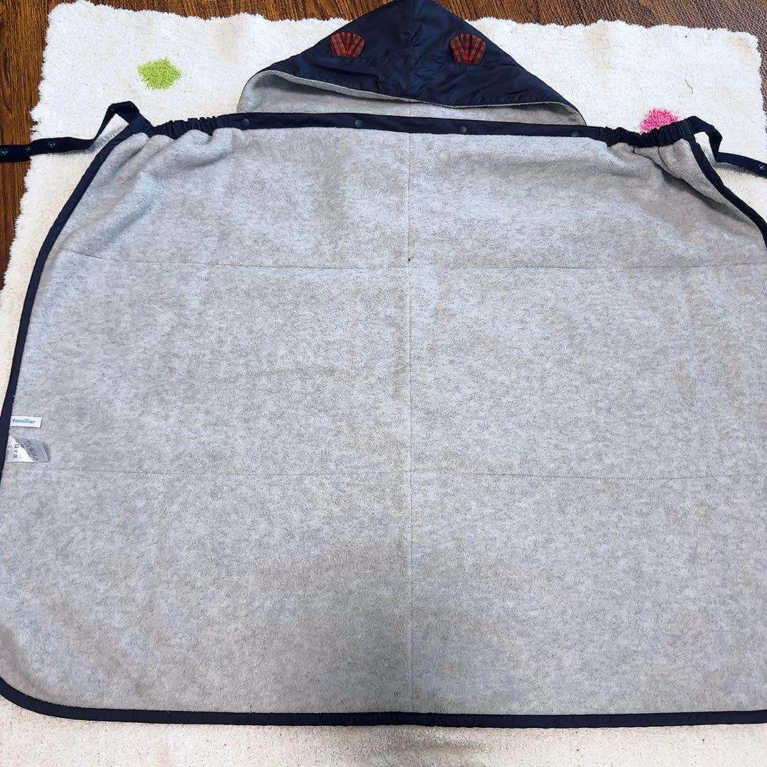 ファミリア　3ウェイブランケット　抱っこ紐ケープ　くま耳　familiar
