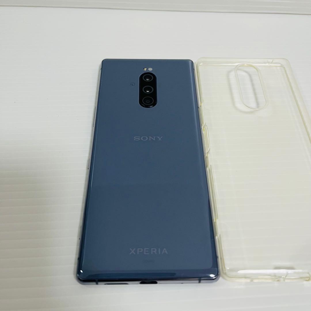 美品 Sony Xperia 1 SOV40/グレー