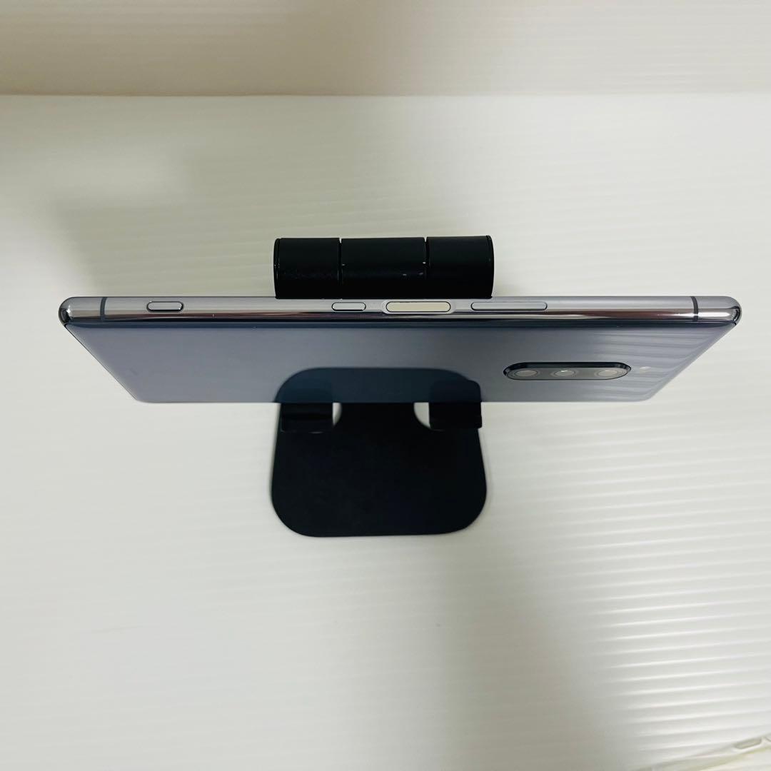 美品 Sony Xperia 1 SOV40/グレー