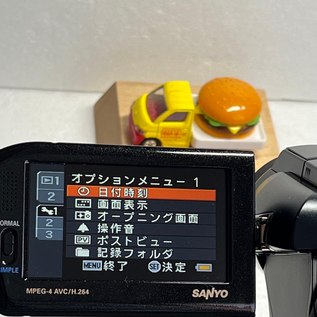☆美品☆SANYOデジタルムービーカメラXacti DMX-HD1010ブラック