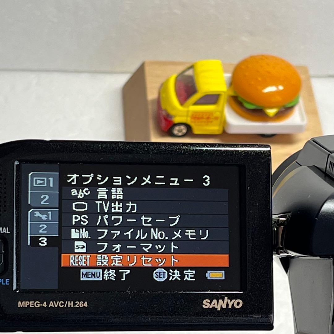 ☆美品☆SANYOデジタルムービーカメラXacti DMX-HD1010ブラック