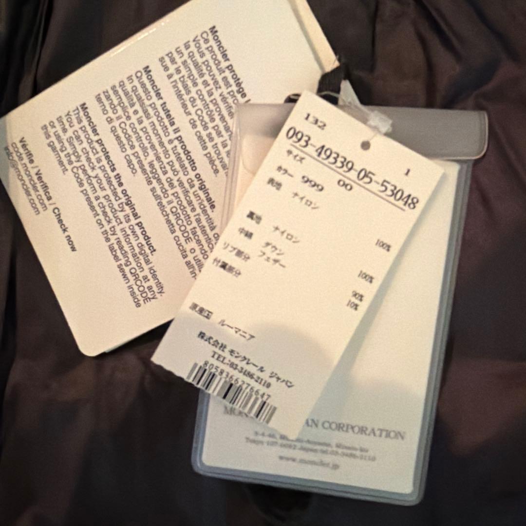 モンクレール エルミンヌ 00 ブラック HERMINE