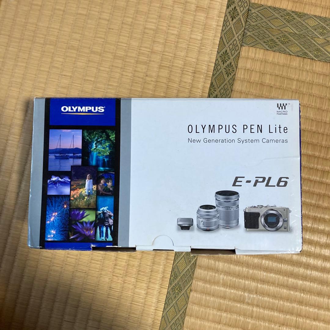 OLYMPUS PEN Lite E-PL6 ホワイト 本体と付属品