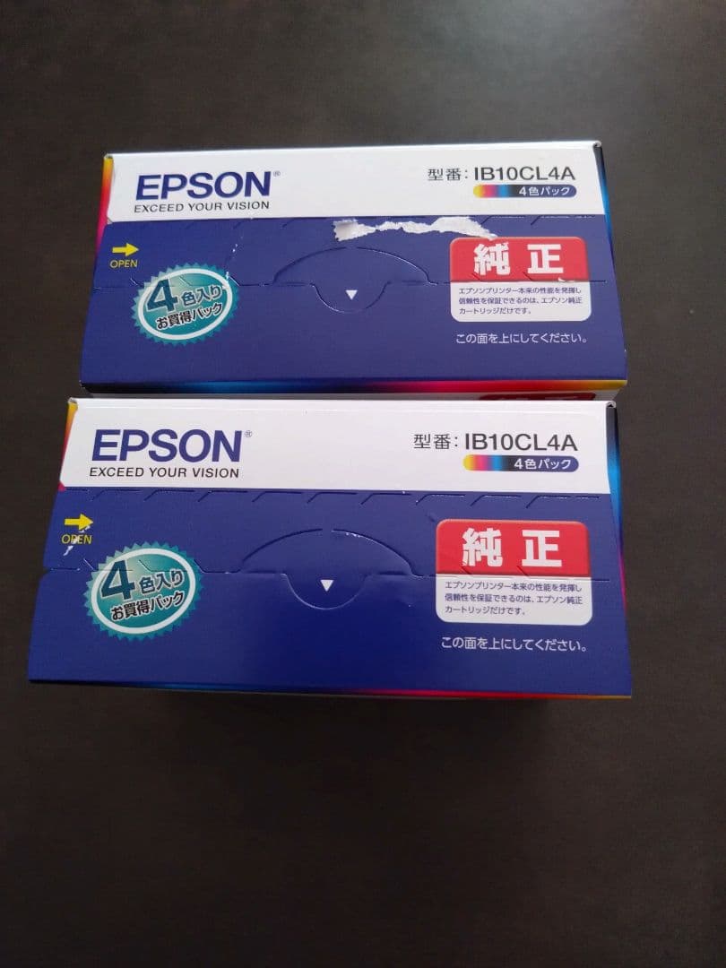 エプソン IB10CL4A インクカートリッジ 4色パック