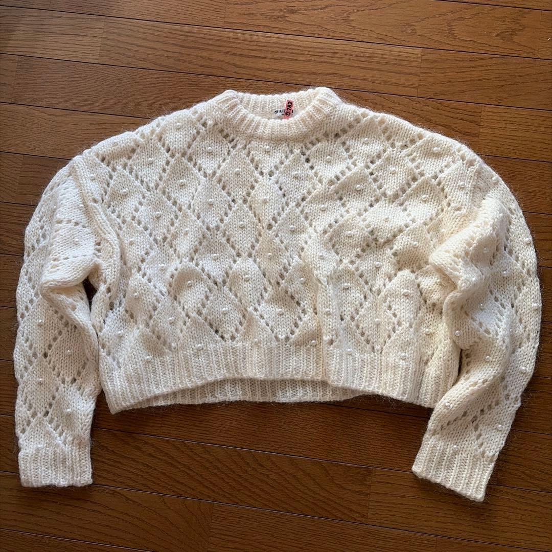 miumiu ミュウミュウ　セーター　ニット　古着　韓国　y2k