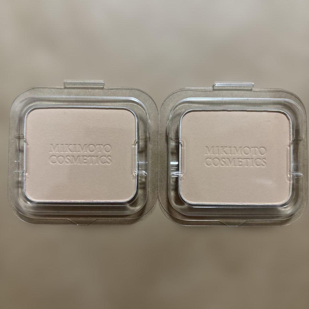パウダーファンデカバータイプOC03 2個セットパールプレシャスミキモトコスメ