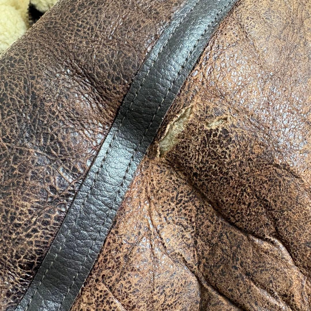 80s AVIREX TYPE B-3 シープスキンジャケット ムートン