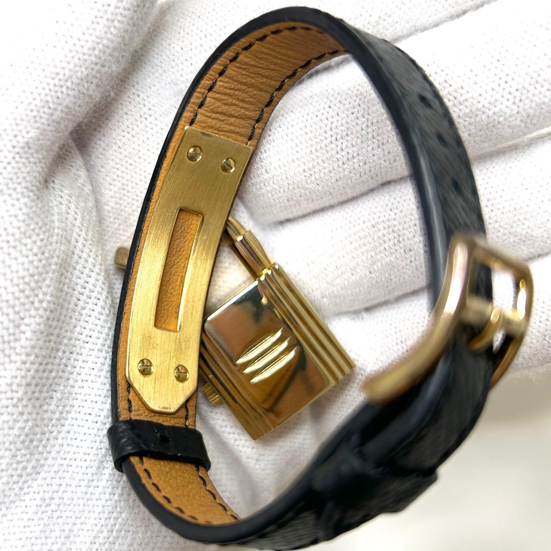 HERMES エルメス ケリーウォッチ ダイヤベゼル レディース腕時計 クオーツ