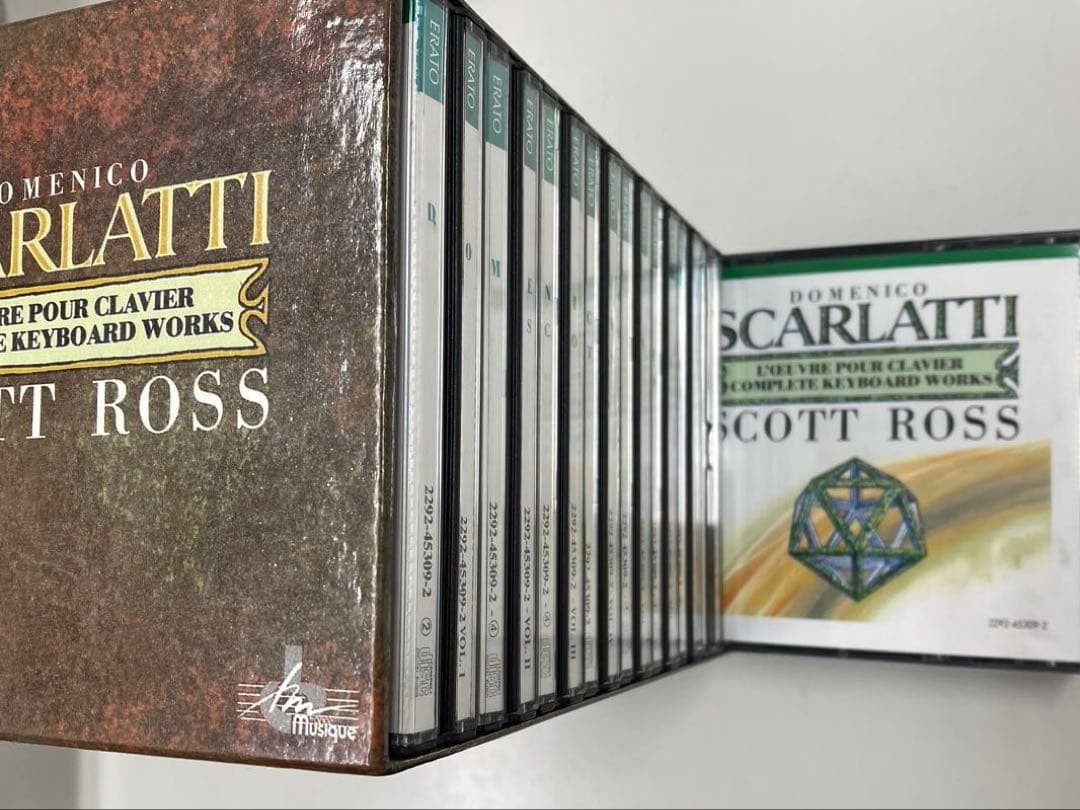 ドメニコ・スカルラッティ 鍵盤作品全集　スコット・ロス　 34枚組