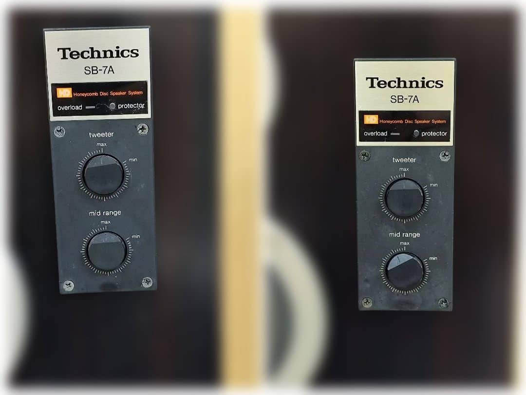 ①右スピーカー 3WAY　テクニクス SB-7A【注意：1台の出品】1980年代